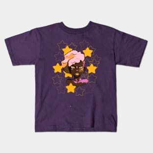 Leo is black Kids T-Shirt